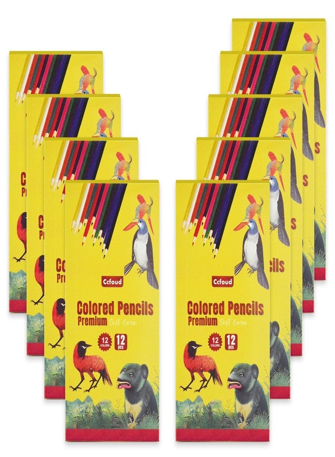 Ccfoud Colored Pencils Bulk,9 Packs of 12 Count,Colored Pencils Set，Coloring Pencils 108 Count,Bulk School Supplies for Teachers - Image 1